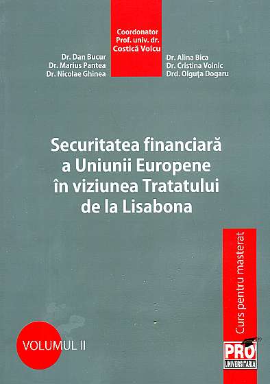 Securitatea Financiara A Ue In Viziunea Tratatului De La Lisabona