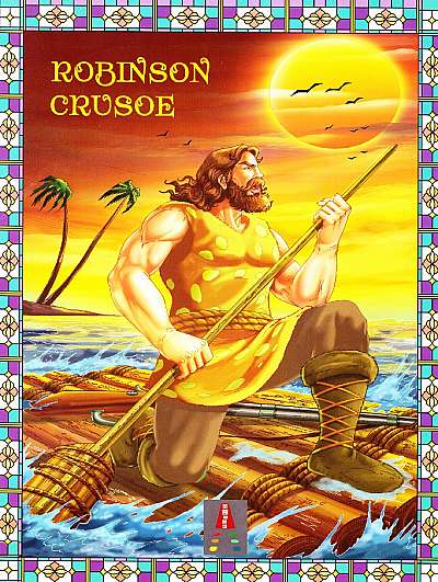 Coperta cărții Robinson Crusoe de Daniel Defoe