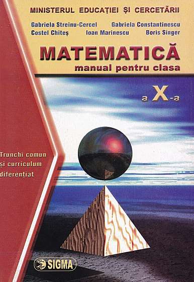 Matematica cls.10 Trunchi Comun + Curriculum Diferentiat