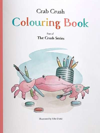 Crab Crush. Colouring Book