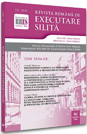 Revista romana de executare silita Nr.3/2021