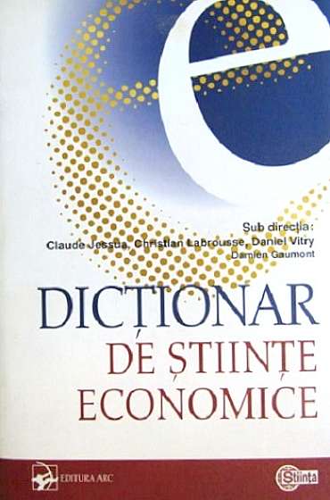 Coperta cărții Dictionar de stiinte economice