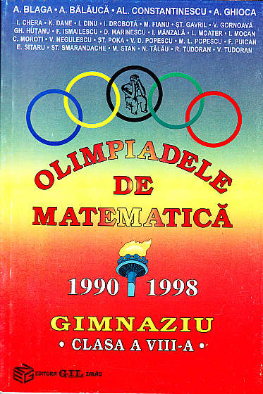 Olimpiadele de matematica cls 8 1990-1998
