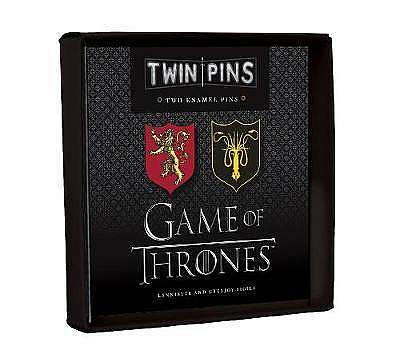 Coperta cărții Game of Thrones Twin Pins: Lannister and Greyjoy Sigils