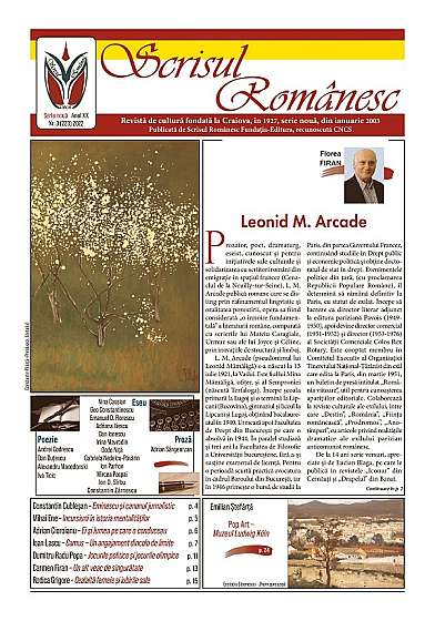 Coperta cărții Revista Scrisul Romanesc Nr.3 din 2022