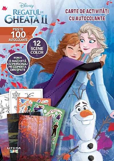 Coperta cărții Disney. Regatul de Gheata 2. Carte de activitati cu autocolante