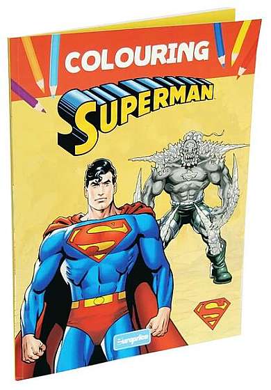 Coperta cărții  							Carte de colorat Superman (Vol. 2)						