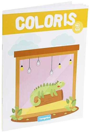 Coperta cărții  							Carte de colorat Coloris (Vol. 2)						