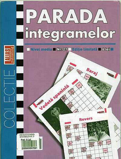 Coperta cărții  							Parada integramelor nr. 21/ 2023						
