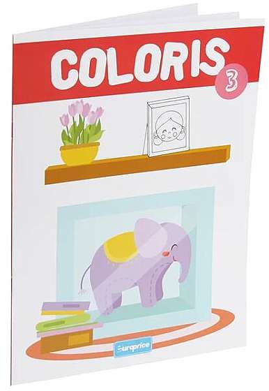 Coperta cărții  							Carte de colorat Coloris (Vol. 3)						