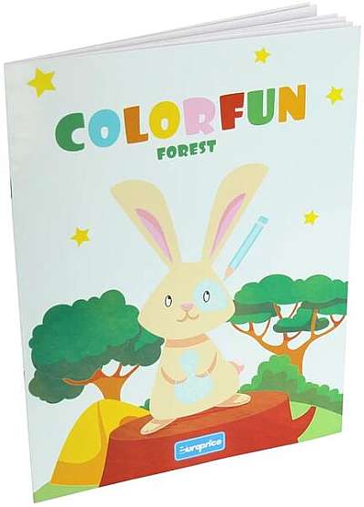 Coperta cărții  							Carte de colorat Colorfun (Forest)						
