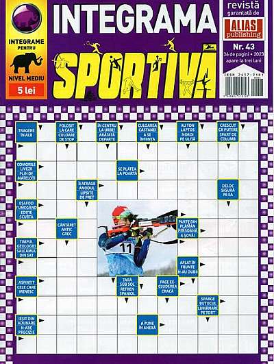 Coperta cărții  							Integrama sportivă nr. 43/ 2023						