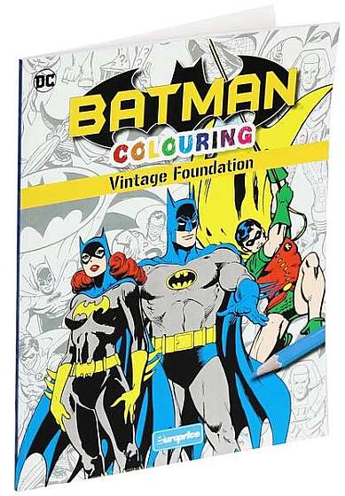  							Carte de colorat Batman - Vintage Foundation						