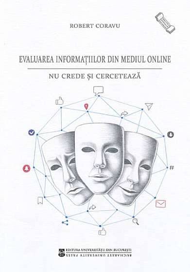 Coperta cărții  							Evaluarea informațiilor din mediul online						