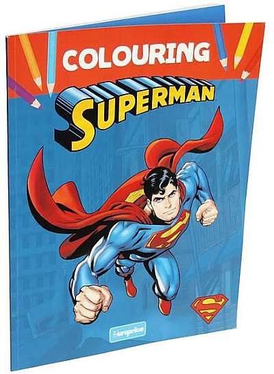 Coperta cărții  							Carte de colorat Superman (Vol. 1)						