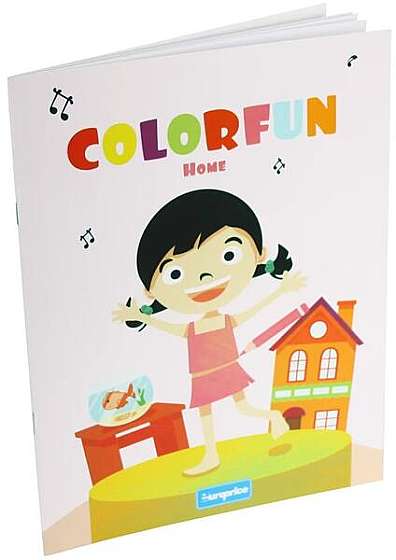 Coperta cărții  							Carte de colorat Colorfun (Home)						