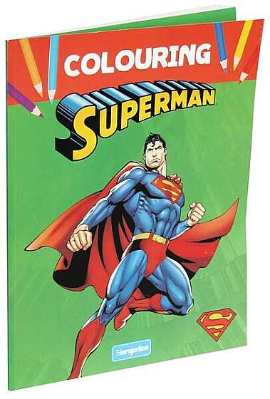 Coperta cărții  							Carte de colorat Superman (Vol. 4)						