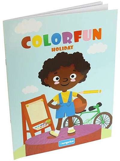 Coperta cărții  							Carte de colorat Colorfun (Holiday)						