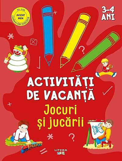 Coperta cărții  							Activități de vacanță						