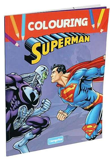 Coperta cărții  							Carte de colorat Superman (Vol. 3)						