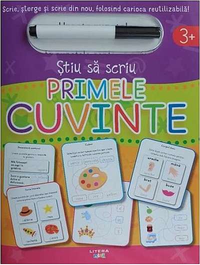 Coperta cărții  							Știu să scriu: Primele cuvinte						