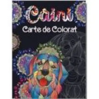 Caini. Carte de colorat mandale