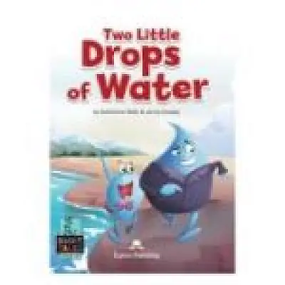 Literatura adaptata pentru copii Two little drops of water cu digibook app.