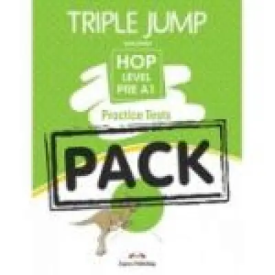 Curs limba engleza Triple Jump Hop Pre-A1 Practice Test cu digibook app.