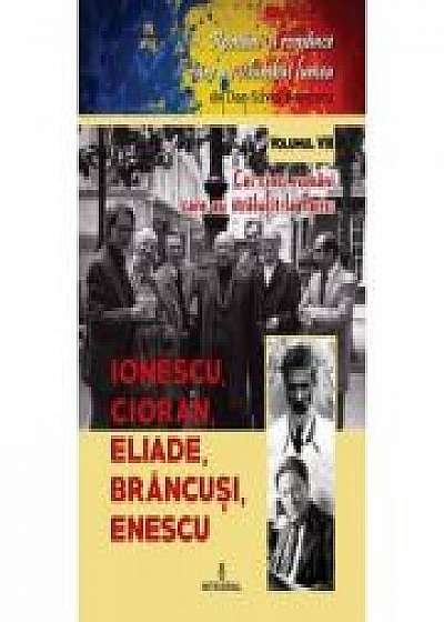 Coperta cărții Cei cinci romani care au stralucit la Paris. Ionescu, Cioran, Eliade, Brancusi, Enescu - Dan-Silviu Boerescu