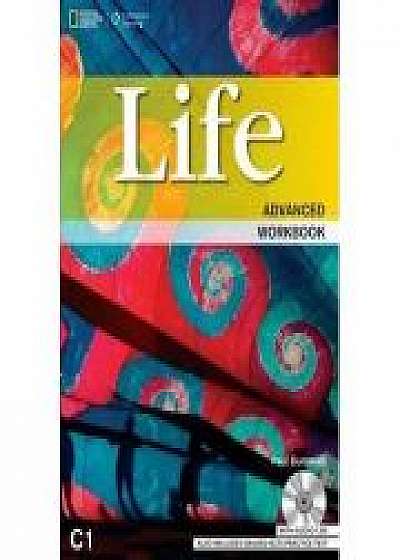 Coperta cărții Life Advanced Workbook with Key and Audio CD
