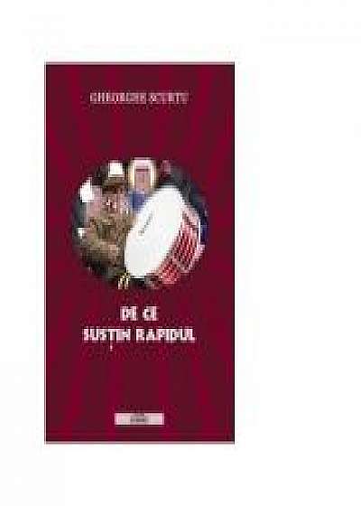 Coperta cărții De ce sustin Rapidul - Gheorghe Scurtu