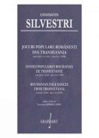 Jocuri populare romanesti din Transilvania pentru Pian la 4 maini Opus 4, numarul 1 - Constantin Silvestri