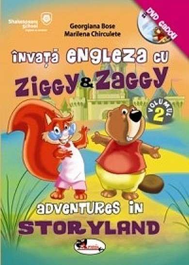 Invata engleza cu Ziggy&Zaggy - Vol. 2 (+DVD)