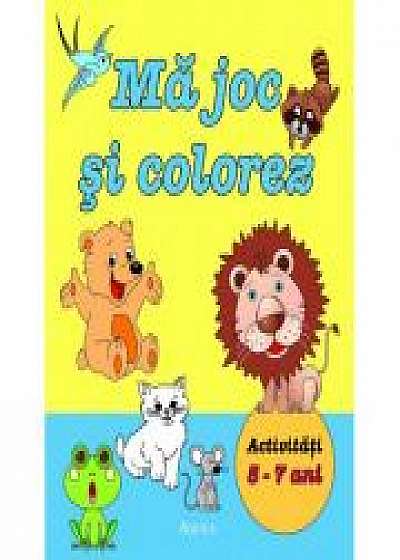 Coperta cărții Ma joc si colorez. Activitati 5-7 ani