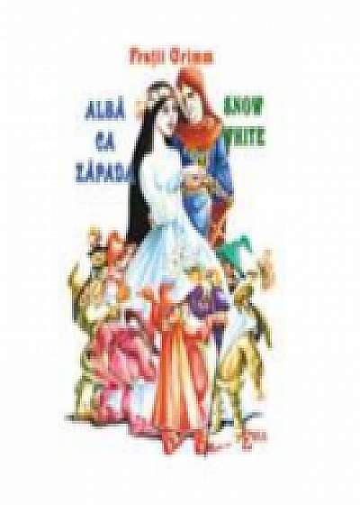 Coperta cărții Alba ca Zapada. Snow White - Fratii Grimm de Fratii Grimm