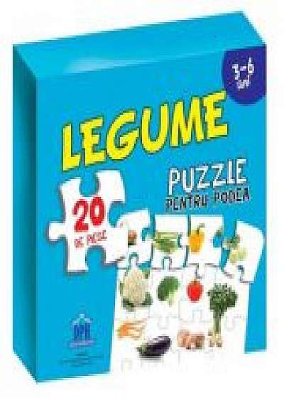 Coperta cărții Legume. Puzzle pentru podea. 3-6 ani