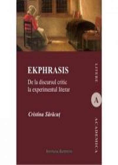 Ekphrasis. De la discursul critic la experimentul literar - Cristina Saracut