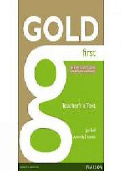 Gold First New Edition eText Teacher CD-ROM - Jan Bell