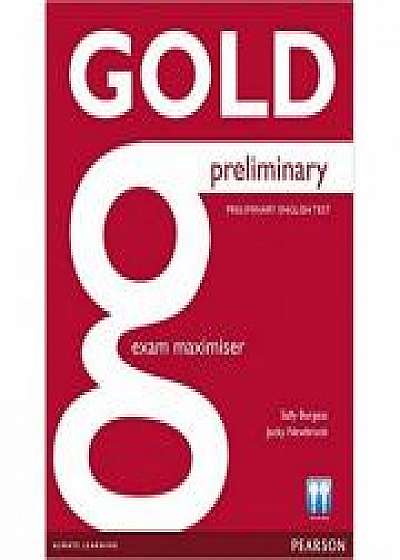 Gold Preliminary Maximiser without Key - Sally Burgess
