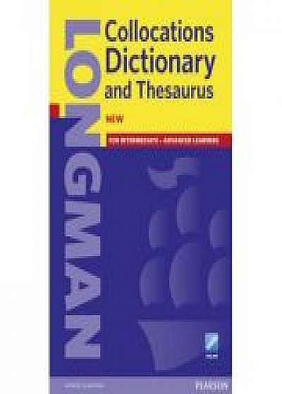 Coperta cărții Longman Collocations Dictionary and Thesaurus Paper with Online
