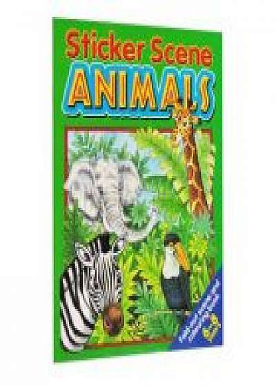 Coperta cărții Sticker Scene - Animals