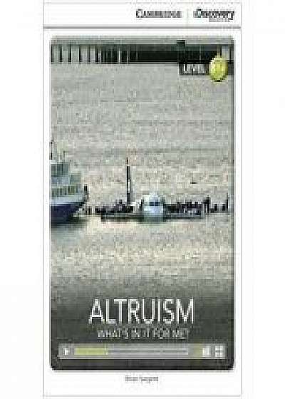 Altruism: What's in it for Me? - Brian Sargent (Level B1+)