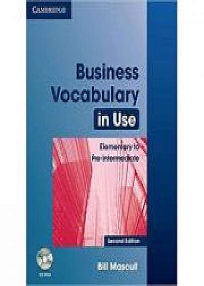 Business Vocabulary in Use: Elementary to Pre-intermediate (with Answers and CD-ROM)