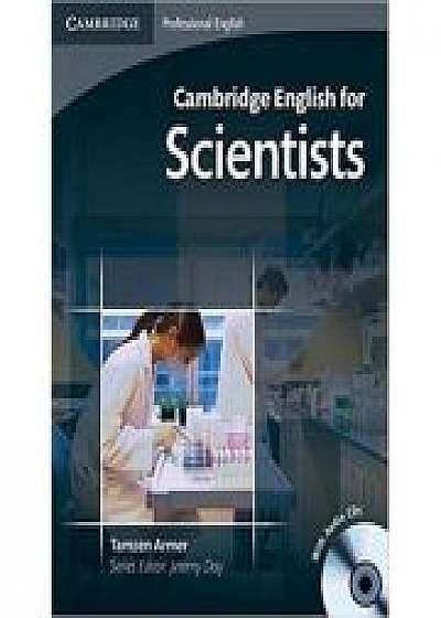 Coperta cărții Cambridge: English for Scientists - Student's Book (with Audio 2x CDs)