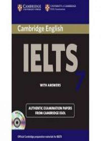 Cambridge: IELTS 7 Self-study Pack (Student's Book with Answers and 2x Audio CDs)