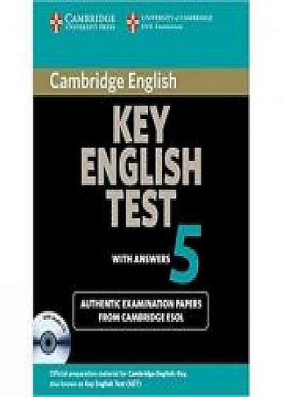 Cambridge: Key English Test 5 - Self Study Pack (Student's Book with answers and Audio CD)