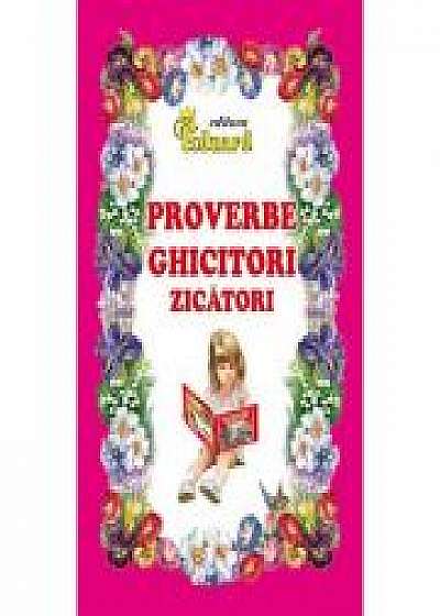 Coperta cărții Proverbe, ghicitori, zicatori