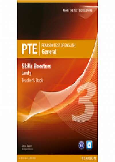 Pearson Test of English General Skills Booster 3 Teachers Book and CD Pack - Steve Baxter