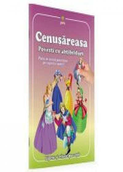 Coperta cărții Povesti cu abtibilduri. Cenusareasa