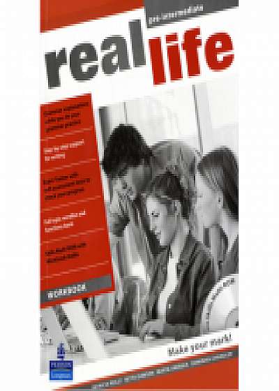 Real Life Global Pre-Intermediate Workbook &amp; Multi-ROM Pack - Patricia Reilly